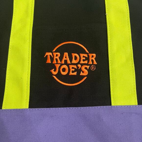 NWT Trader Joe’s Mini Tote Set Of 4 Halloween Trick Or Treat Bags Amazing Color - Picture 3 of 10